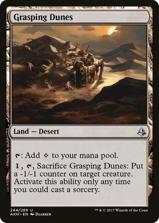 Grasping Dunes (AKH-244) - Amonkhet Foil