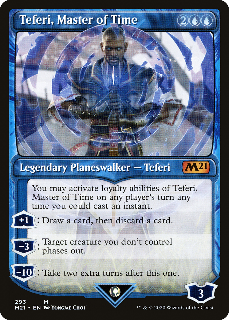 Teferi, Master of Time (M21-293) - Core Set 2021: (Showcase)