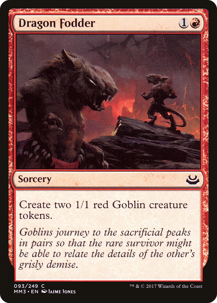 Dragon Fodder  (MM3-093) - Modern Masters 2017 Foil