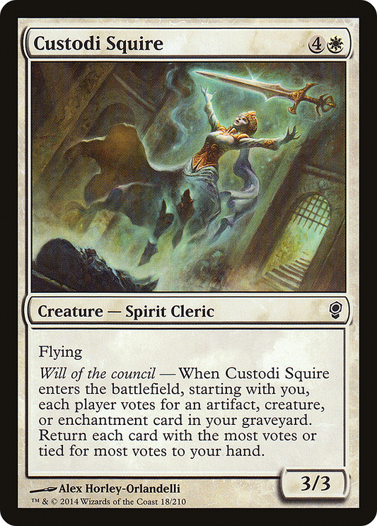 Custodi Squire (CNS-018) - Conspiracy Foil