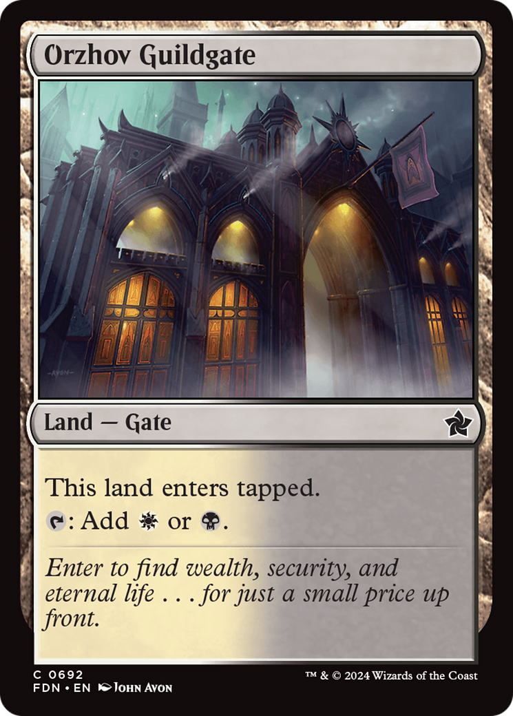 Orzhov Guildgate (FDN-692) - Foundations