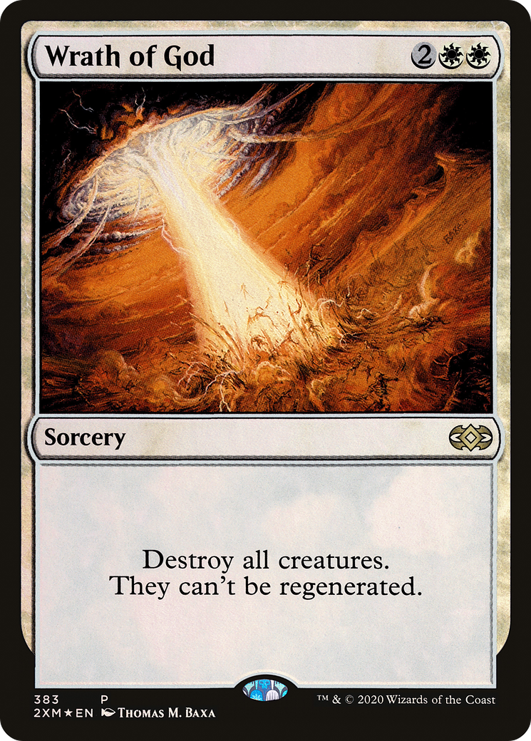 Wrath of God (2XM-383) - Double Masters Foil