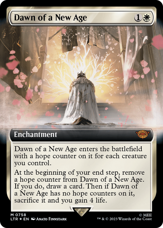 Dawn of a New Age (LTR-758) - The Lord of the Rings: Tales of Middle-earth: (Extended Art) Foil