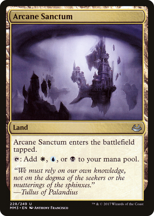 Arcane Sanctum (MM3-228) - Modern Masters 2017 Foil