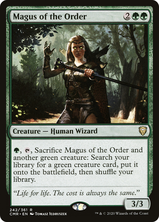 Magus of the Order (CMR-242) - Commander Legends Foil