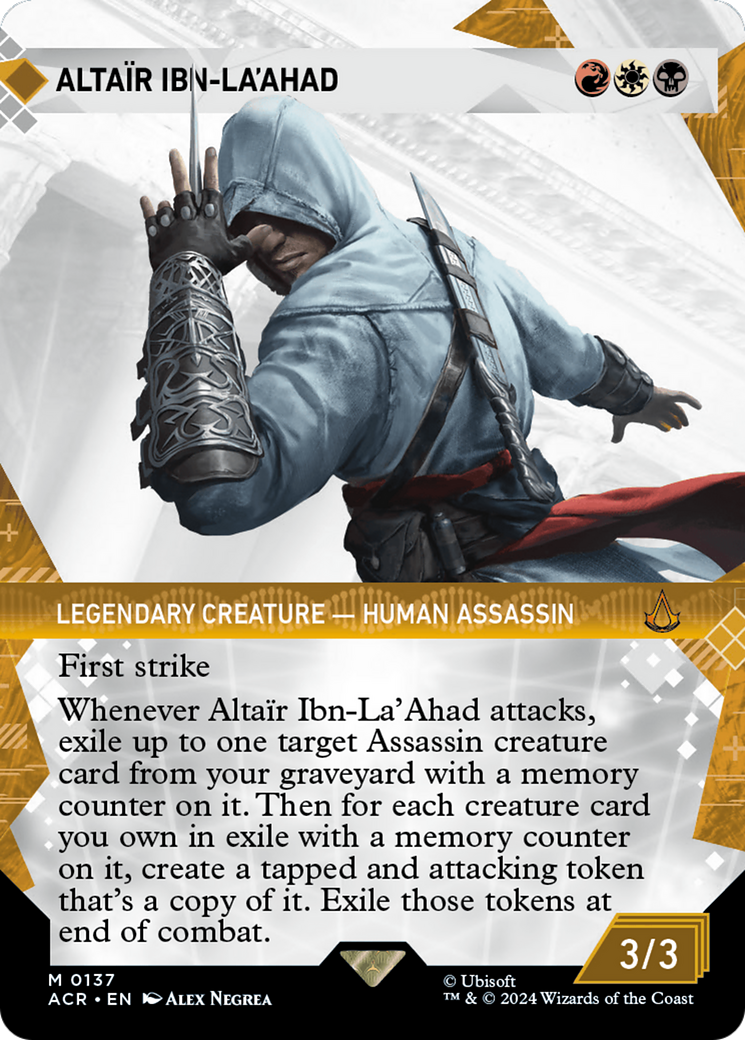 Altaïr Ibn-La'Ahad (ACR-137) - Assassin's Creed: (Showcase) (Borderless) Foil