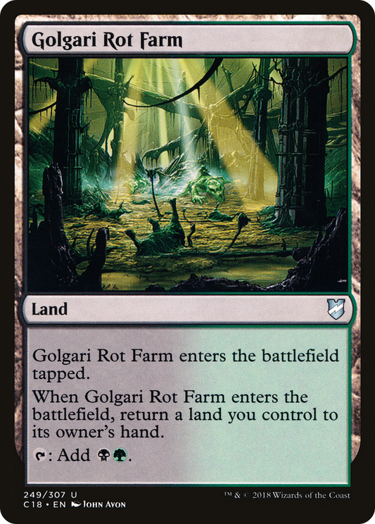 Golgari Rot Farm (C18-249) - Commander 2018