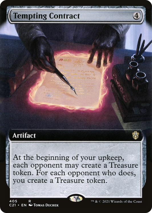 Tempting Contract (C21-405) - Commander 2021: (Extended Art)