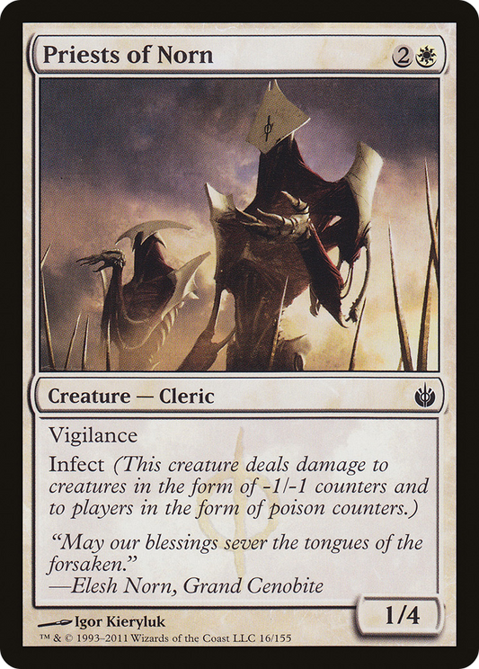 Priests of Norn (MBS-016) - Mirrodin Besieged Foil