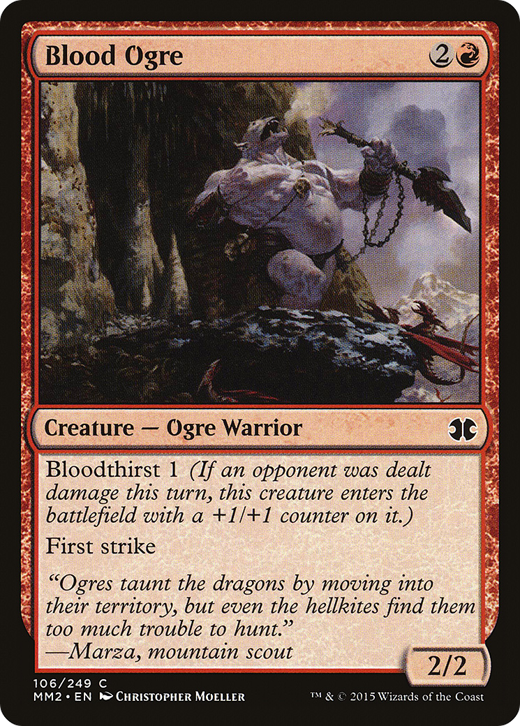 Blood Ogre (MM2-106) - Modern Masters 2015 Foil
