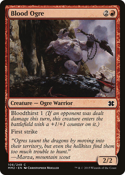 Blood Ogre (MM2-106) - Modern Masters 2015