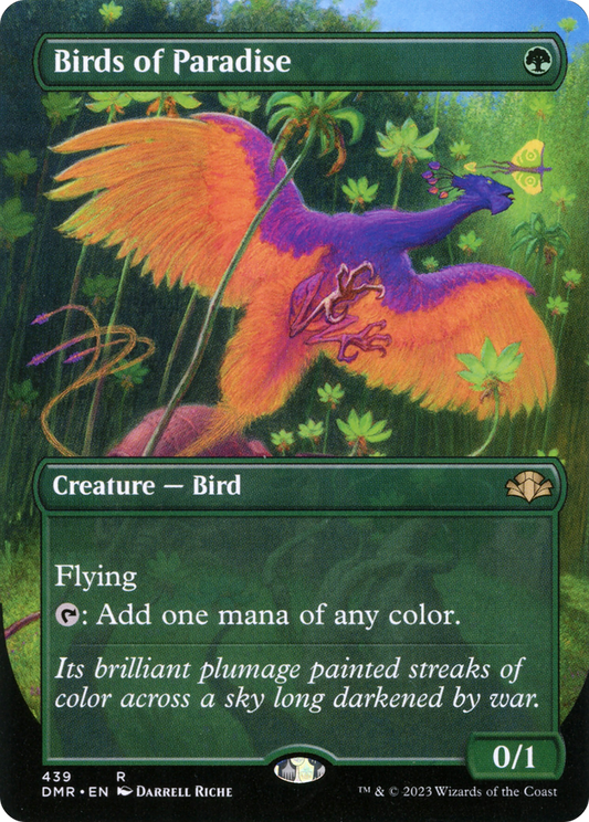 Birds of Paradise (DMR-439) - Dominaria Remastered (Borderless)