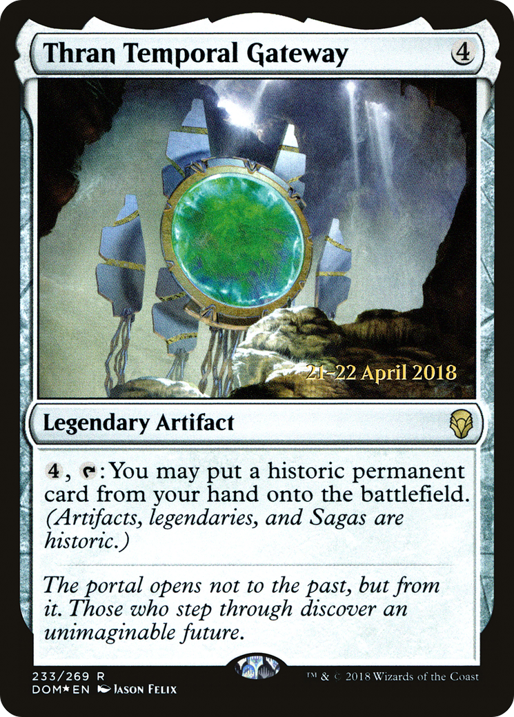 Thran Temporal Gateway (PDOM-233S) - Dominaria Promos Foil