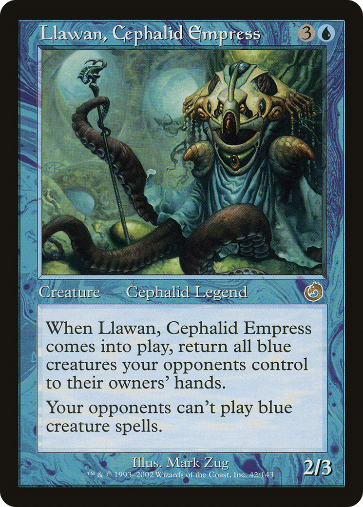 Llawan, Cephalid Empress (TOR-042) - Torment