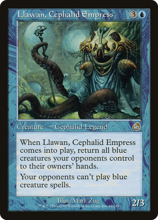 Llawan, Cephalid Empress (TOR-042) - Torment