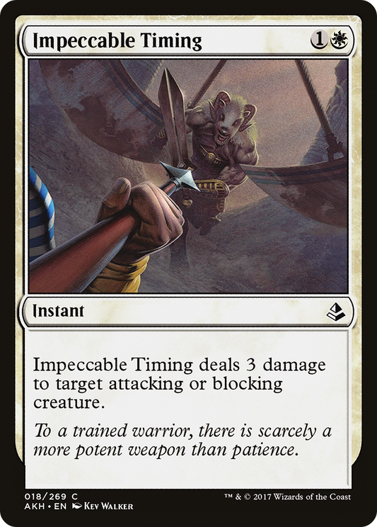 Impeccable Timing (AKH-018) - Amonkhet Foil