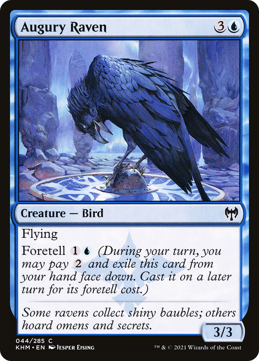 Augury Raven (KHM-044) - Kaldheim Foil