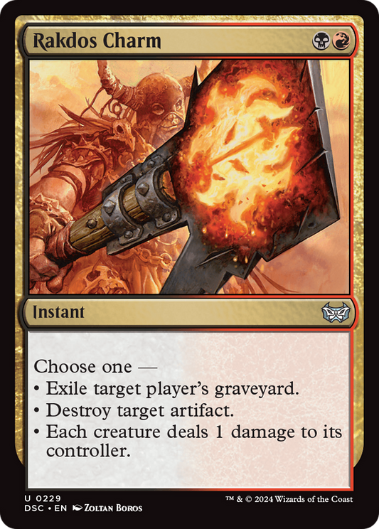 Rakdos Charm (DSC-229) - Duskmourn: House of Horror Commander