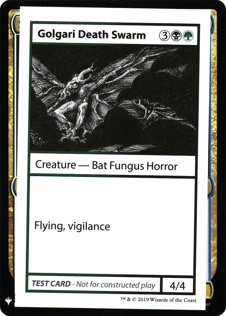 Golgari Death Swarm (CMB1-091) - Mystery Booster Playtest Cards 2019