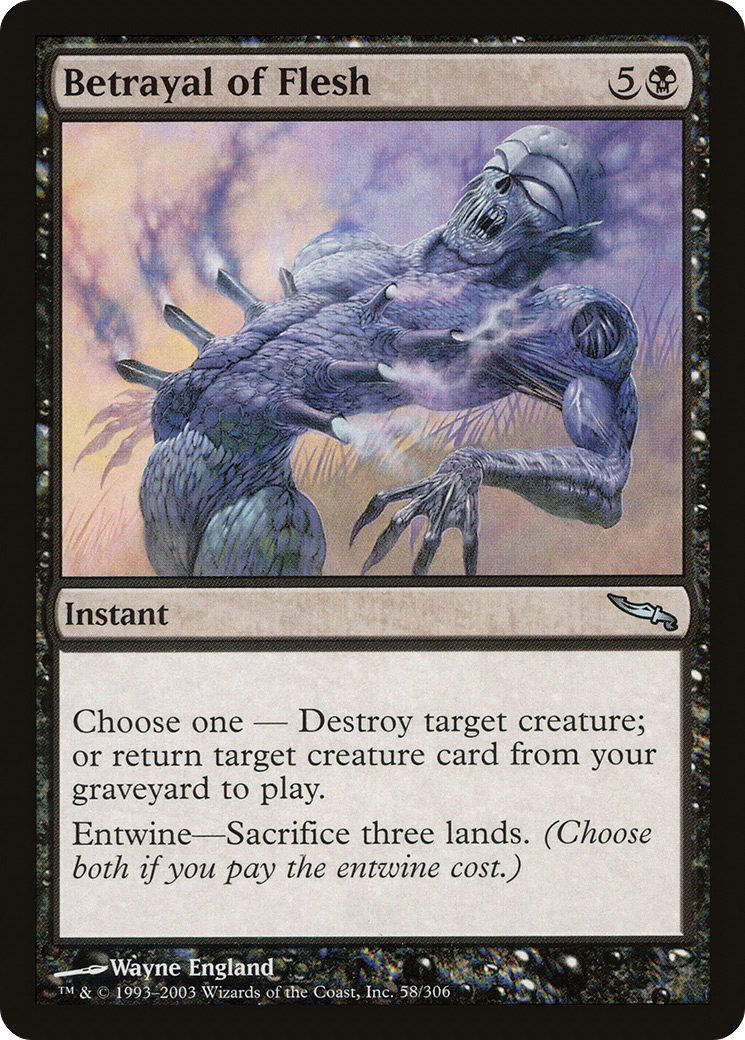 Betrayal of Flesh (MRD-058) - Mirrodin Foil