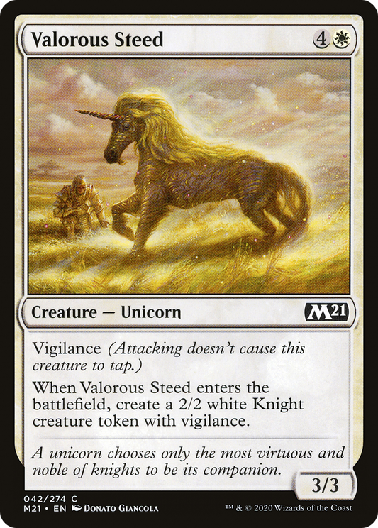 Valorous Steed (M21-042) - Core Set 2021