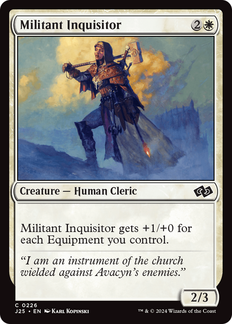 Militant Inquisitor (J25-226) - Foundations Jumpstart