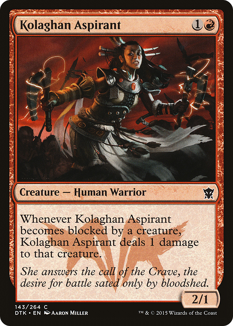 Kolaghan Aspirant (DTK-143) - Dragons of Tarkir Foil