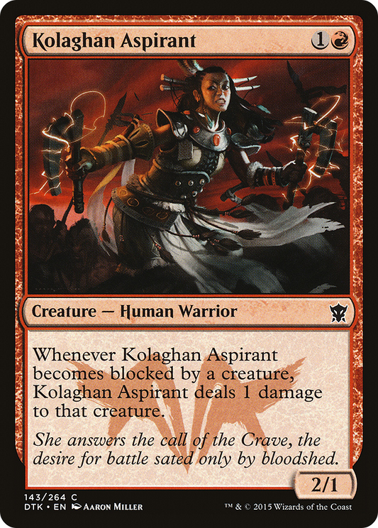 Kolaghan Aspirant (DTK-143) - Dragons of Tarkir Foil