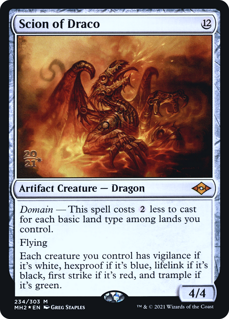 Scion of Draco (PRE-234) - Modern Horizons 2 Promos (Prerelease) Foil