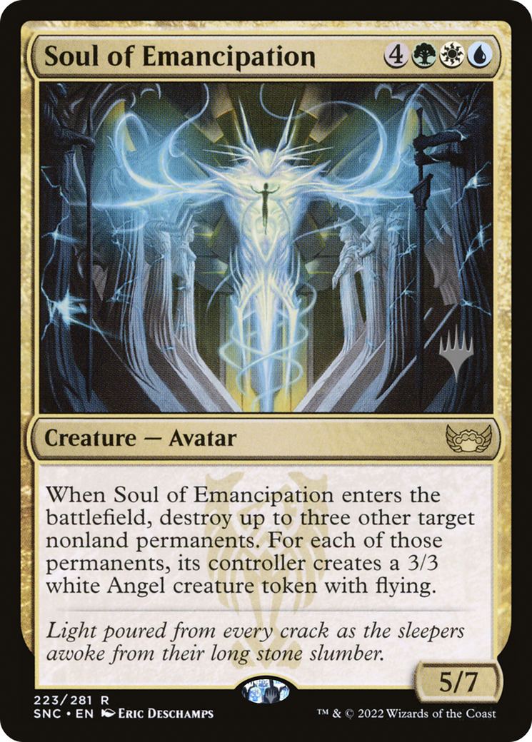 Soul of Emancipation  (PPSNC-223P) - Streets of New Capenna Promos (Promo Pack) Foil
