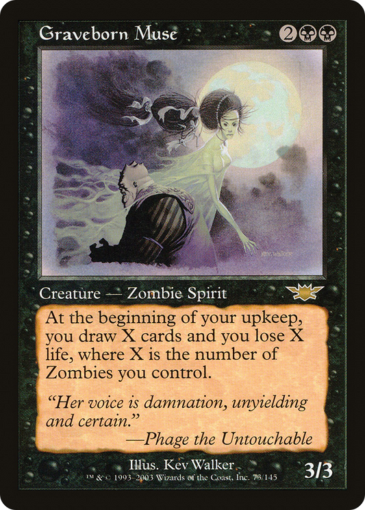 Graveborn Muse (LGN-073) - Legions Foil