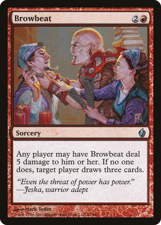 Browbeat (PD2-021) - Premium Deck Series: Fire and Lightning Foil