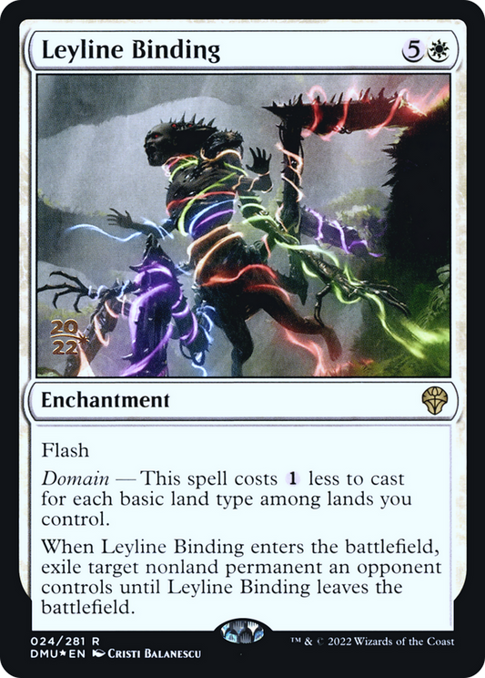 Leyline Binding (PDMU-24S) - Dominaria United Promos Foil