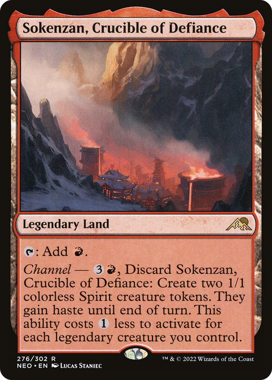 Sokenzan, Crucible of Defiance (NEO-276) - Kamigawa: Neon Dynasty