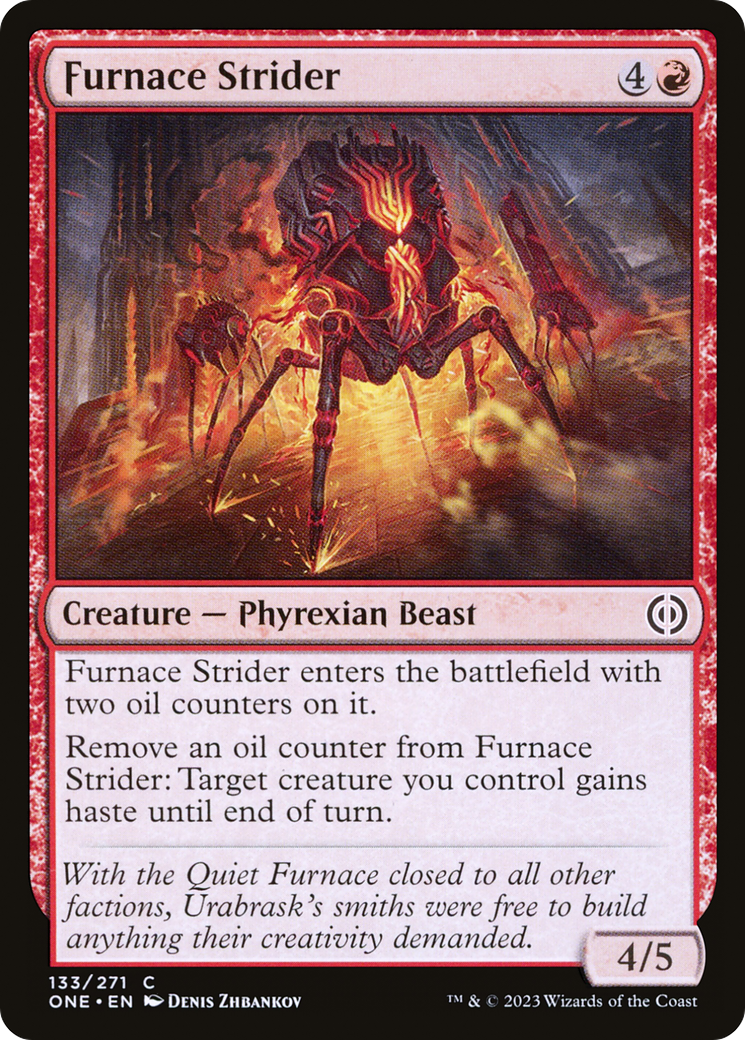 Furnace Strider (ONE-133) - Phyrexia: All Will Be One Foil