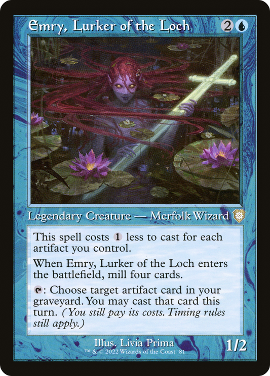 Emry, Lurker of the Loch (Retro Frame) (BRC-081) - The Brothers' War Commander