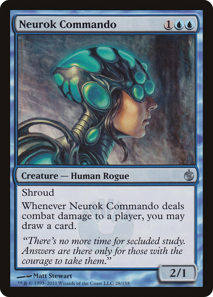 Neurok Commando (MBS-028) - Mirrodin Besieged