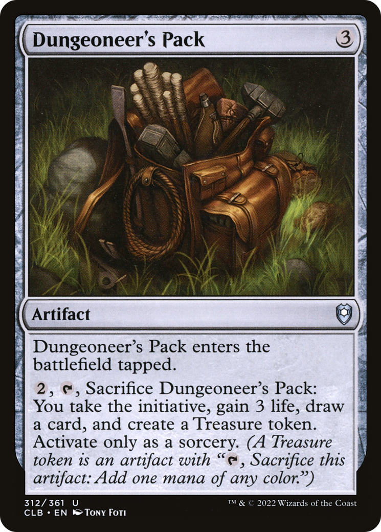 Dungeoneer's Pack (CLB-312) - Commander Legends: Battle for Baldur's Gate Foil