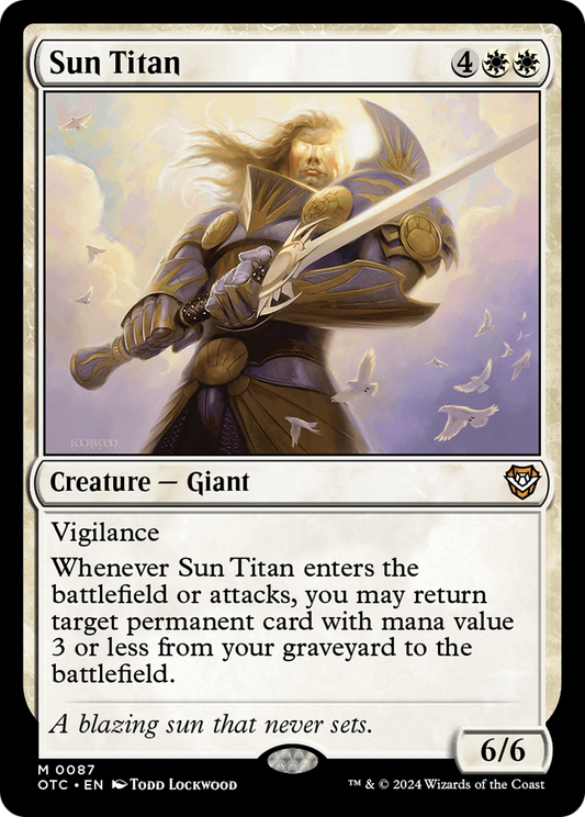 Sun Titan (OTC-087) - Outlaws of Thunder Junction Commander