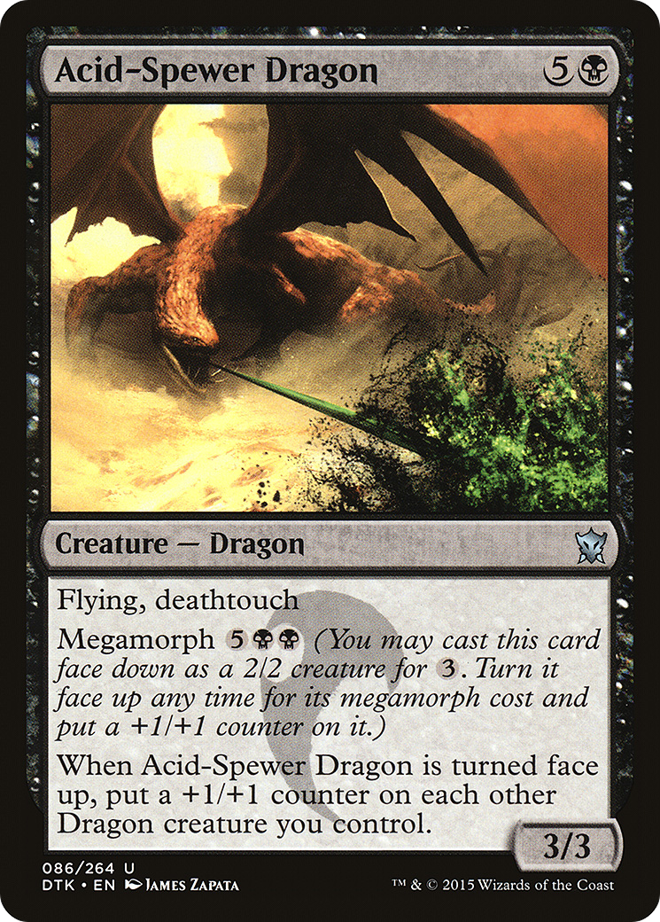 Acid-Spewer Dragon (DTK-086) - Dragons of Tarkir