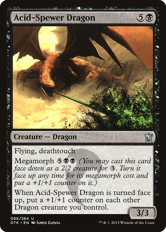 Acid-Spewer Dragon (DTK-086) - Dragons of Tarkir