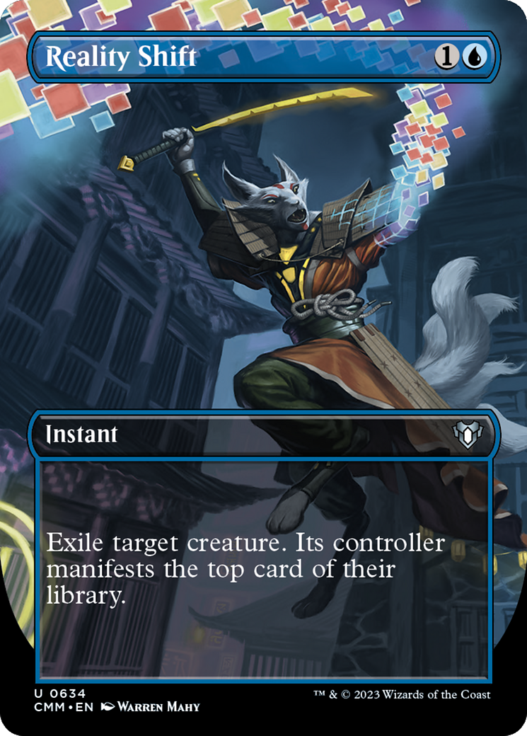 Reality Shift  (Borderless)(CMM-634) - Commander Masters Foil