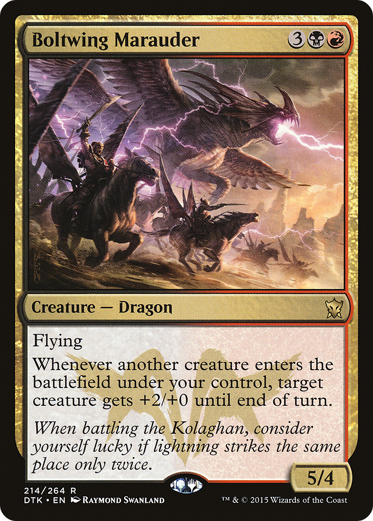 Boltwing Marauder (DTK-214) - Dragons of Tarkir Foil