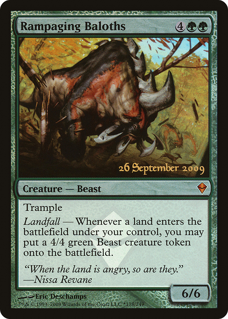 Rampaging Baloths (PZEN-178★) - Zendikar Promos Foil