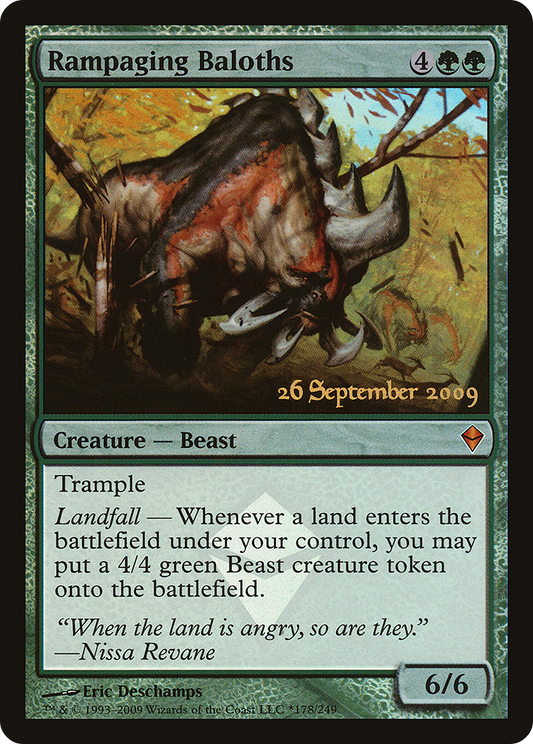 Rampaging Baloths (PZEN-178★) - Zendikar Promos Foil