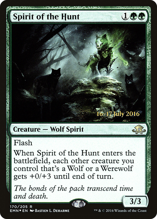 Spirit of the Hunt (PEMN-170S) - Eldritch Moon Promos Foil