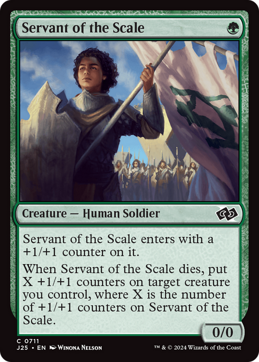 Servant of the Scale (J25-711) - Foundations Jumpstart Foil