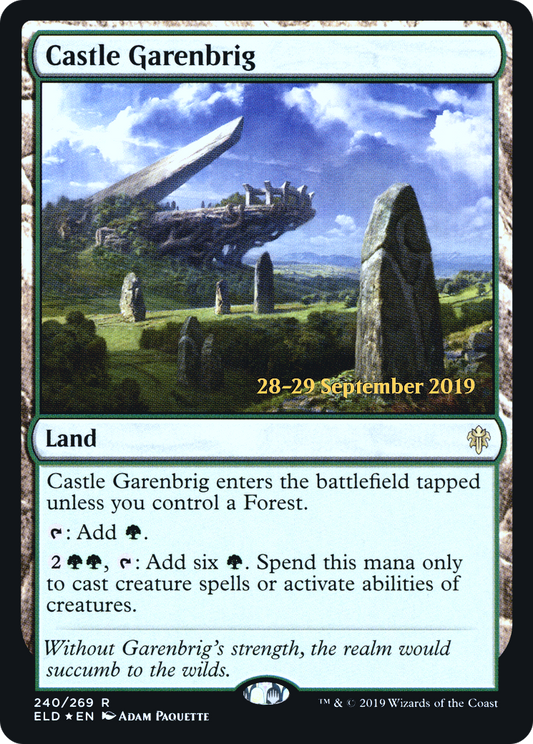 Castle Garenbrig (PRE-240S) - Throne of Eldraine Promos (Prerelease) Foil
