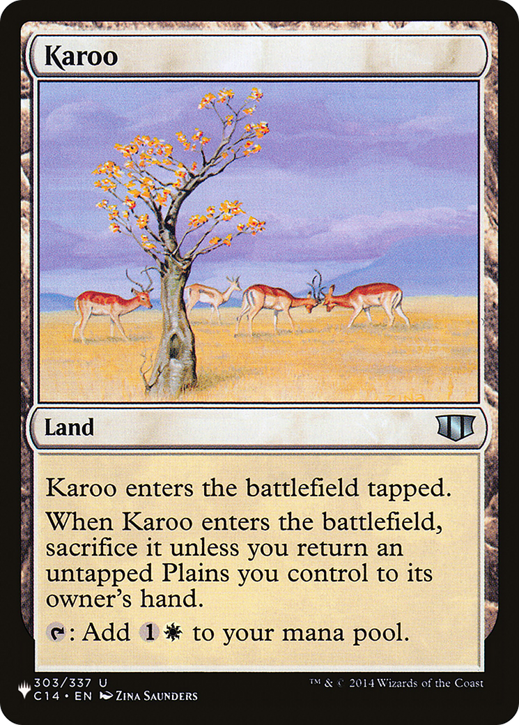 Karoo (LIST-C14-303) - The List