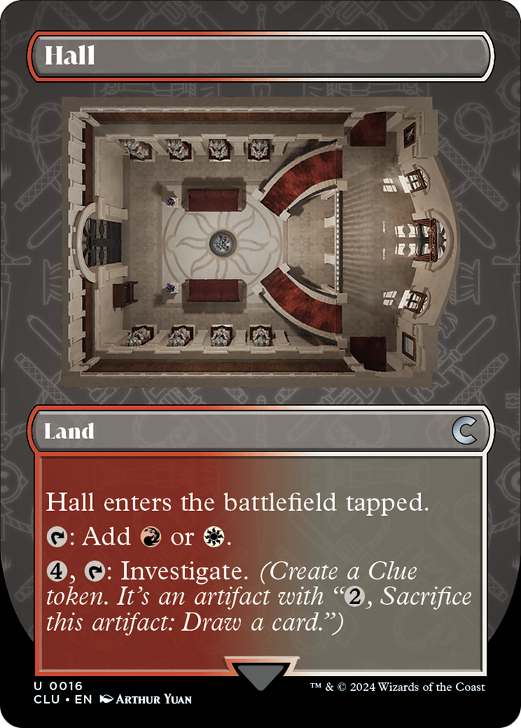 Hall (CLU-016) - Ravnica: Clue Edition (Borderless)